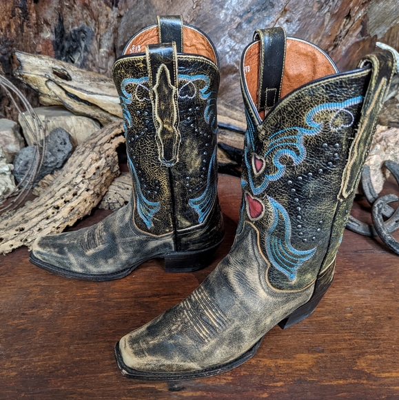 Dan Post 'steel heart' cowboy boots 6.5M - Picture 10 of 14